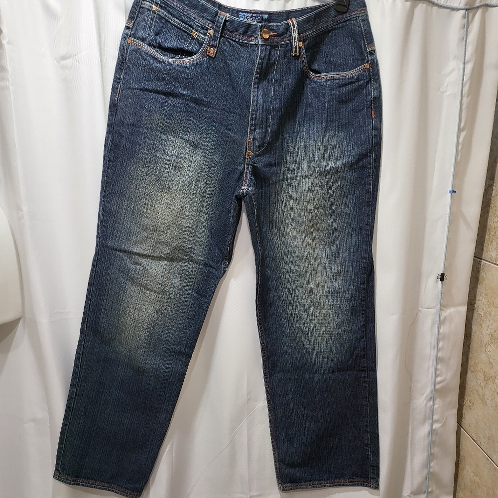 Enyce Men's Denim Wide Leg Baggy Jeans 38x32 90s Hip Hop Skater Skateboa…